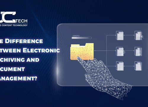 The Difference Between Electronic Archiving and Document Management